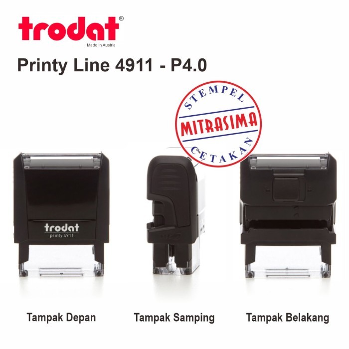 

Stempel Trodat 4911 Model Persegi - Bodinya saja