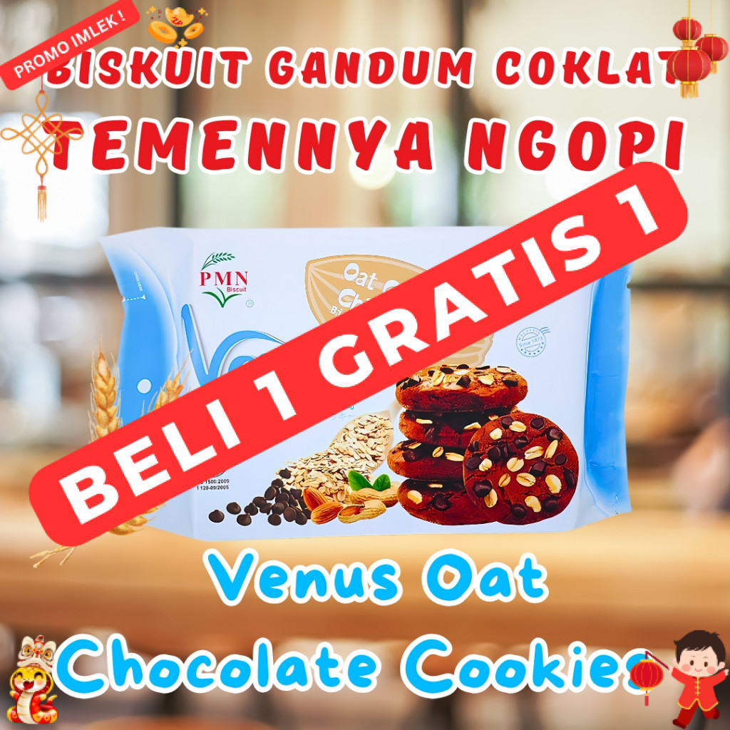 

Biskuit Gandum Coklat Kue Wafer Murah Grosir Snack Vegetarian Import Malaysia - Venus PMN Biscuit