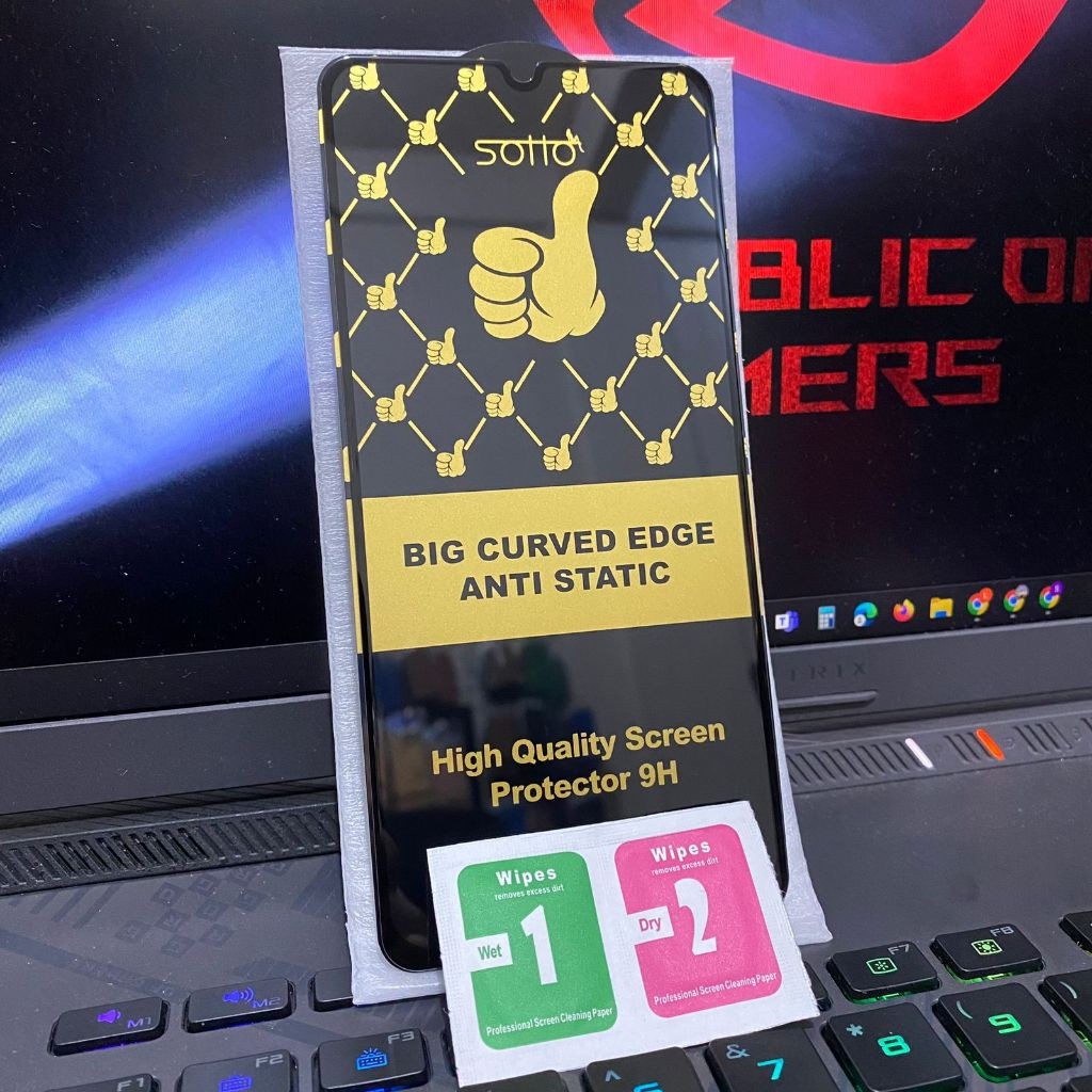 VIVO Y17 Y15 Y12 Y12i Tempered Glass GORILA STATIC SOTTO High Quality 9H Anti Gores Kaca Berkualitas