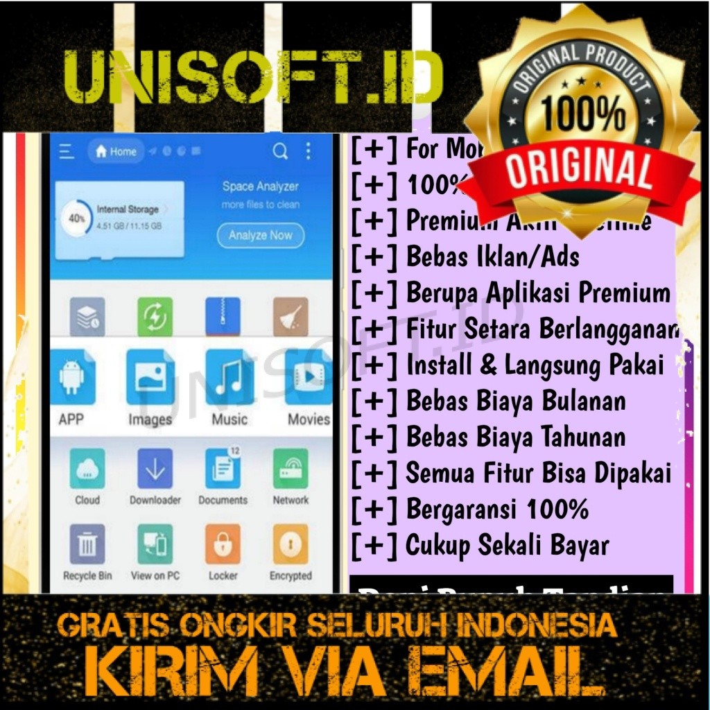 Beli 1 Gratis 1 ES File Explorer Pro Unlimited
