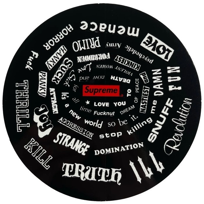 

Sticker Supreme Original: Spiral SS21