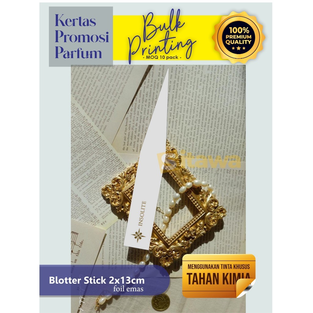 

Custom Kertas Parfum Premium Bisa Cetak Logo Emas Dan Printing