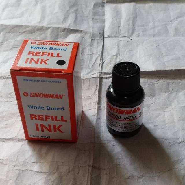 

TINTA REFILL SPIDOL NON PERMANENT BG12 SNOWMAN