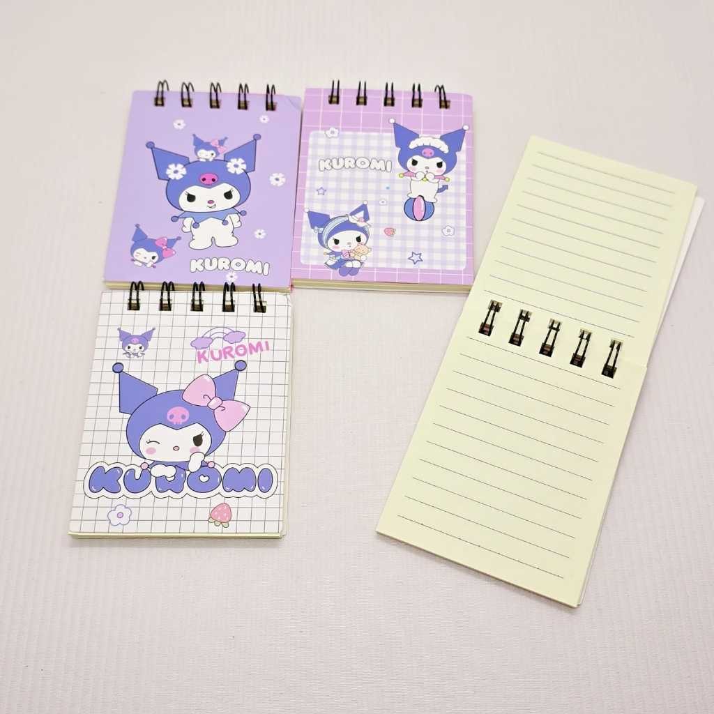 

Notebook Ring A7 SPIRAL isi 80 Lembar Ring Atas Motif Sanrio Space Unicorn Animal - OS0308