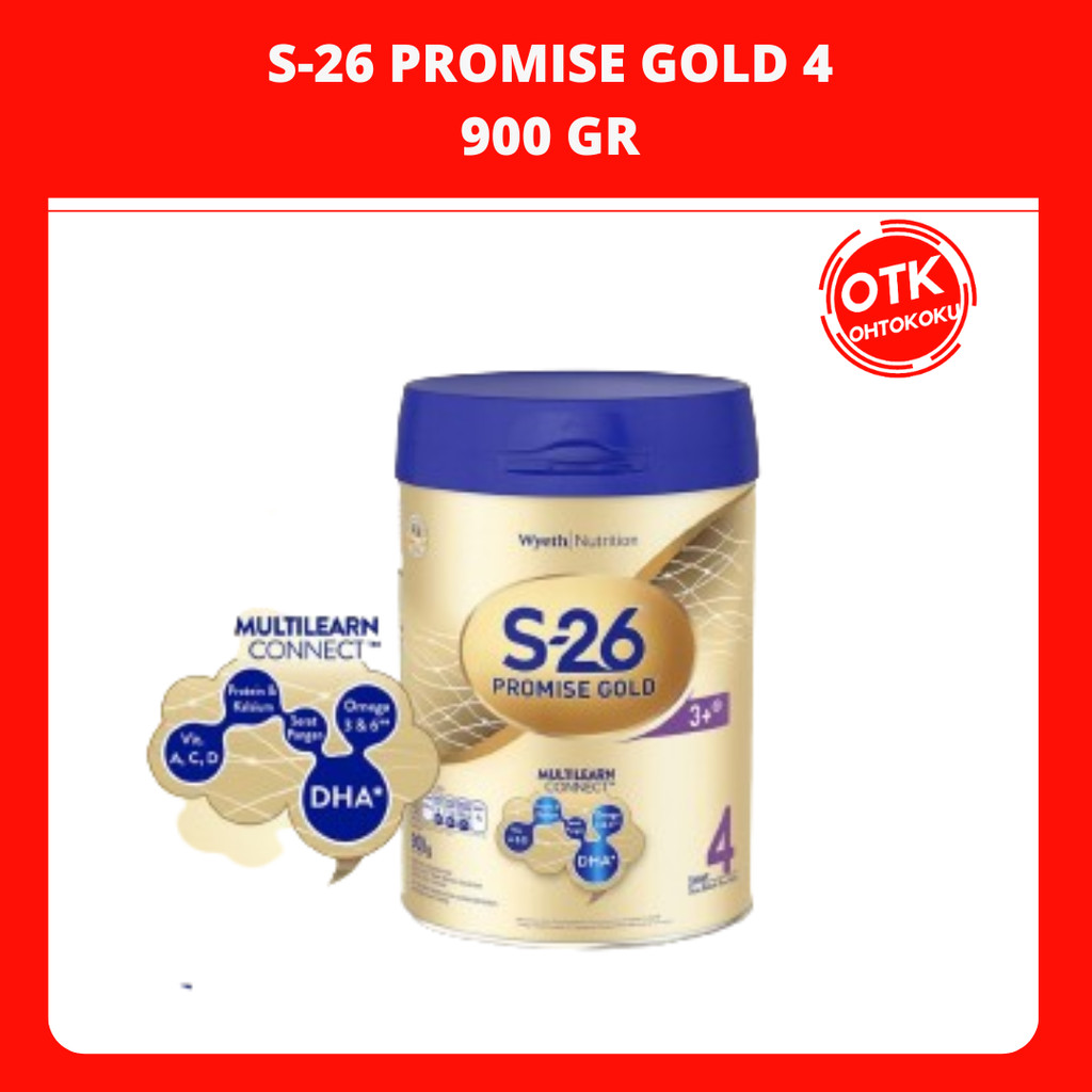 

S-26 Promise Gold 4 Susu Pertumbuhan Usia 3-12 Tahun 900 gr