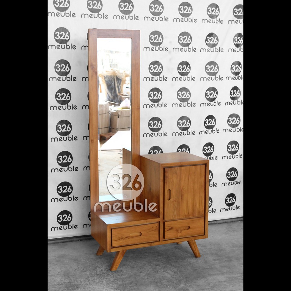 Meja Rias Jati Mebel Jepara - Tolet Minimalis Jati Mebel Jepara