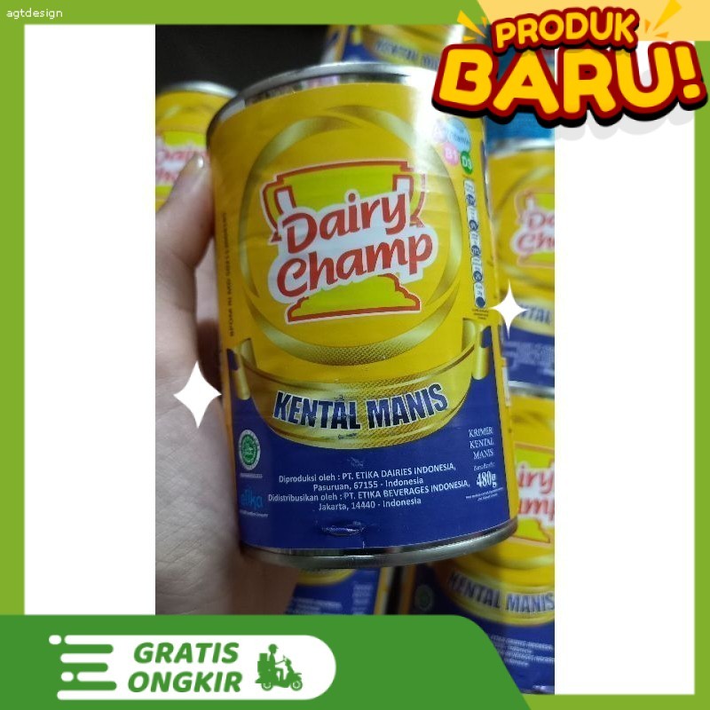 

PAKET MURAH 5 PCS Dairy Champ Kental Manis 480g