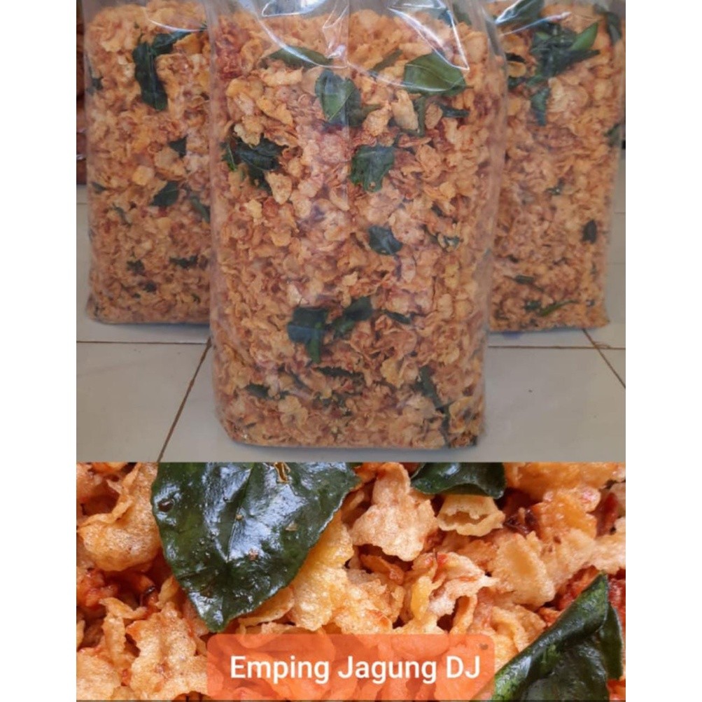 

Emping jagung cemet 250gr snack kiloan grosir snack murah bsmllah