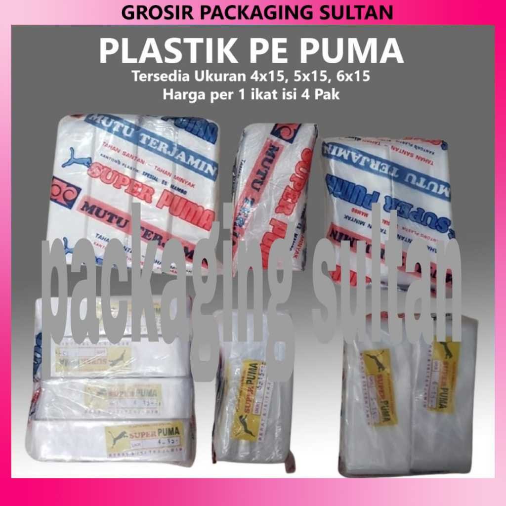 Plastik Es Puma / PE PUMA / Plastik Es Lilin / Ukuran 4-6