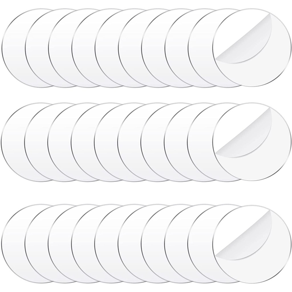 

25mm 30mm 40mm 45mm 50mm 60mm 70mm 80mm 100mm Blank Clear Acrylic Disc Jewelry Art Plexiglass Circle Round Shape 3mm Thinckness