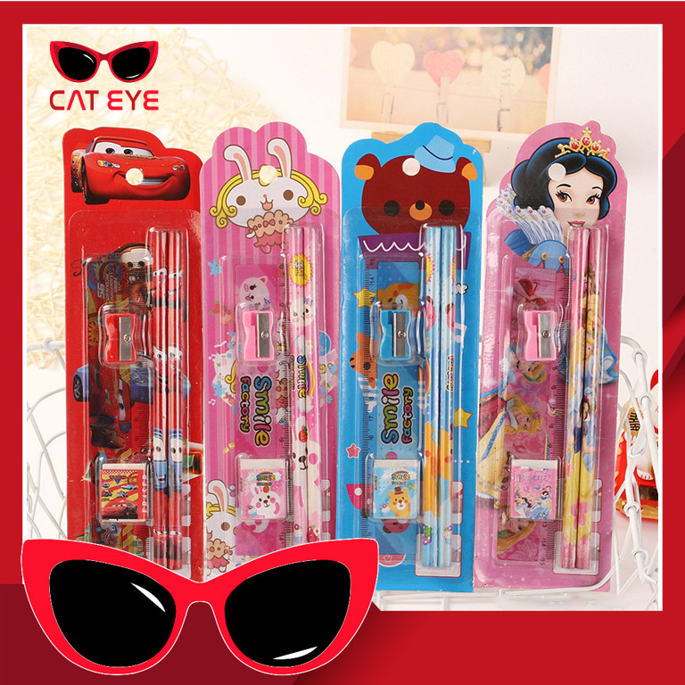 

PROMO - S5686 Stationary Set 5 in 1 Karakter / Alat Tulis Sekolah / Paket Alat Tulis / Mini Stationary / Set Alat Tulis Pensil