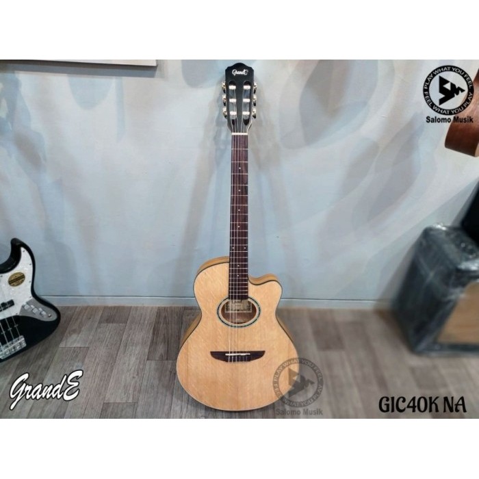 Gitar Klasik Nylon Grande GIC-40K NA - Gic40kNA