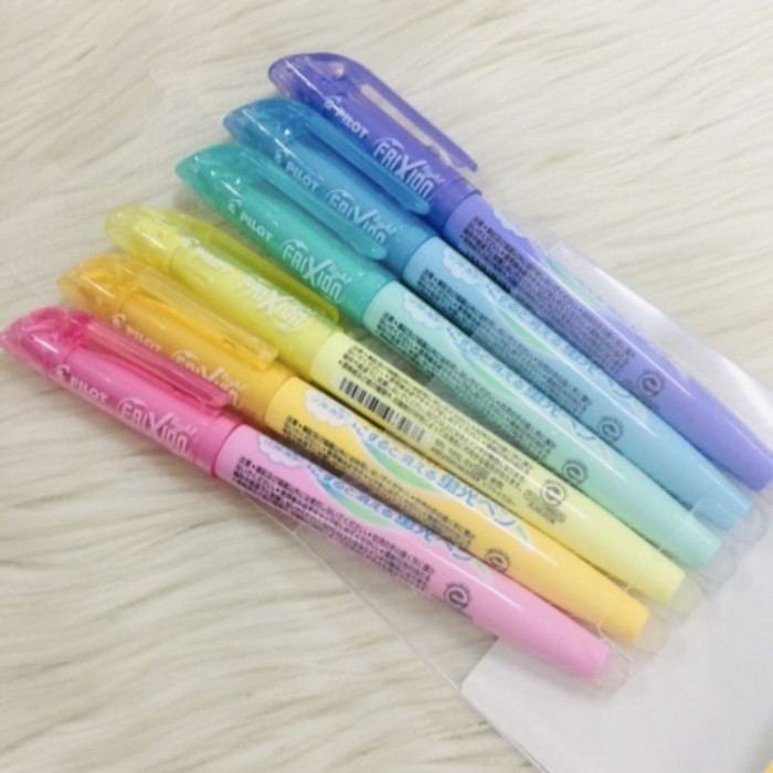 

Highlighter Pilot Frixion Isi 6Pcs (1Set) SFL-60SL Bisa Dihapus - Normal Color