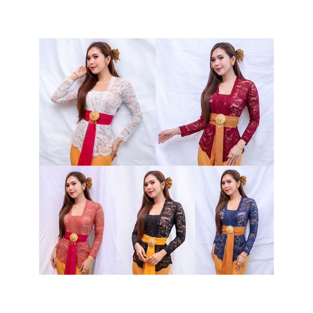 kebaya brokat modern/kebaya kondangan wanita modern/kebaya atasan /Kebaya Modern Brukat Bali / Atasa