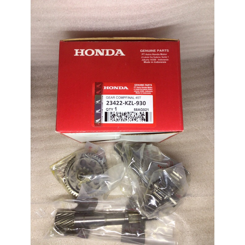 Gigi Rasio set assy Beat FI KZL GEAR BOX GARDAN