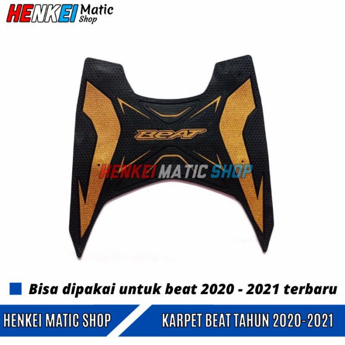 Keset Motor Beat - Karpet Beat Deluxe - Karpet Motor Beat Street 2021 - Gold SC27