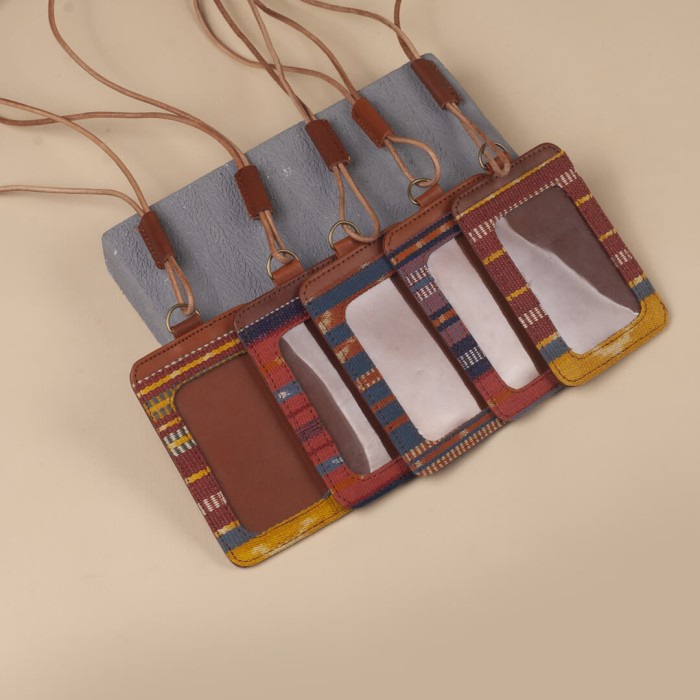 

Name Tag ID Card Holder - Noesa - Selip Tenun Lanyard - 010A23