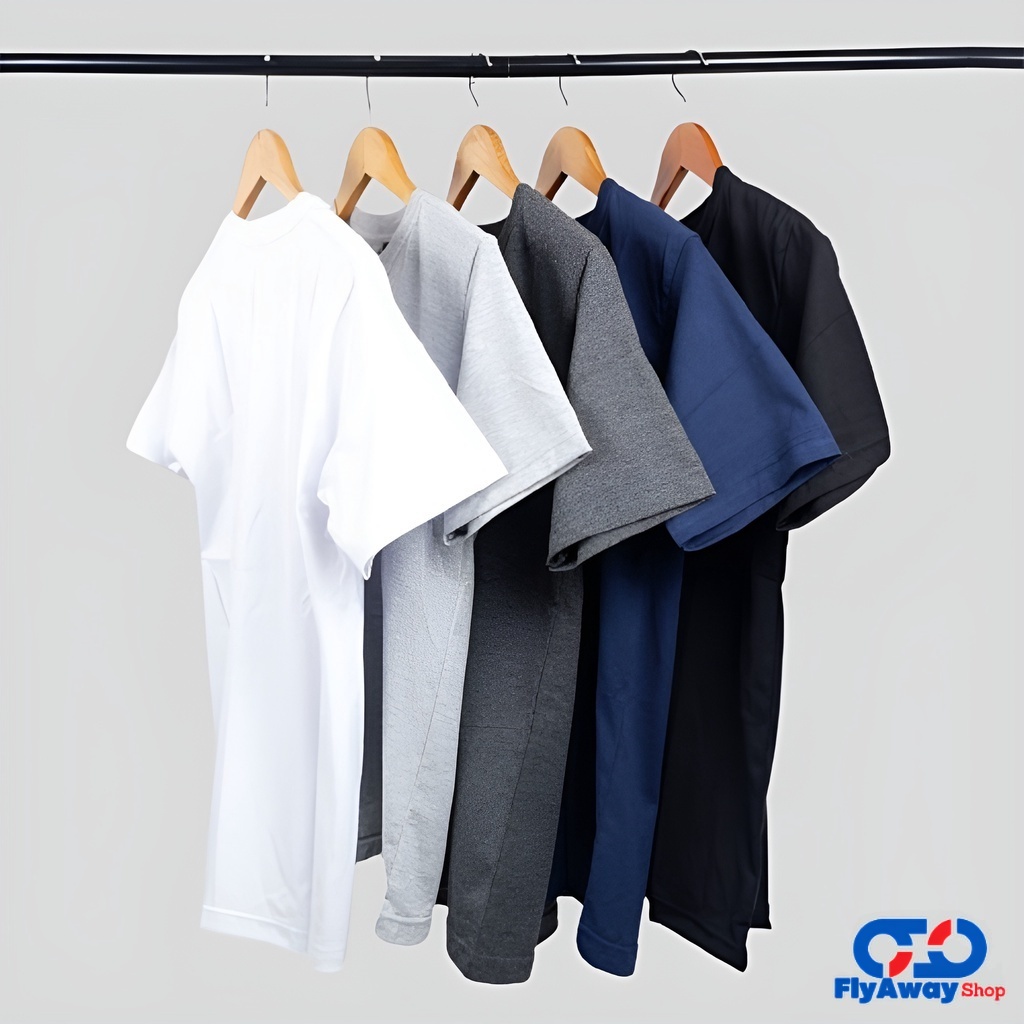 (HARGA PROMO) BAJU OBLONG COTTON COMBED 30s/KAOS POLOS PREMIUM UNISEX