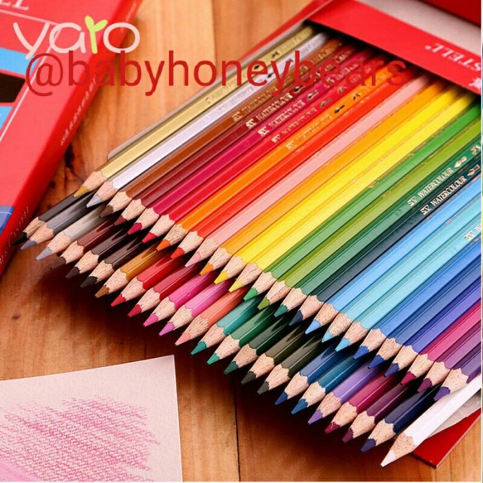 

[Terbaru] pensil warna (bisa jadi cat air) faber castell 48 pcs