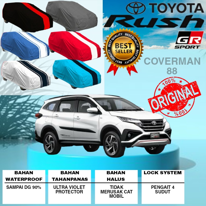 COVER MOBIL OUTDOOR RUSH GR SPORT NEW RUSH GR ANTI AIR WATERPROOF SARUNG MOBIL PENUTUP MOBIL