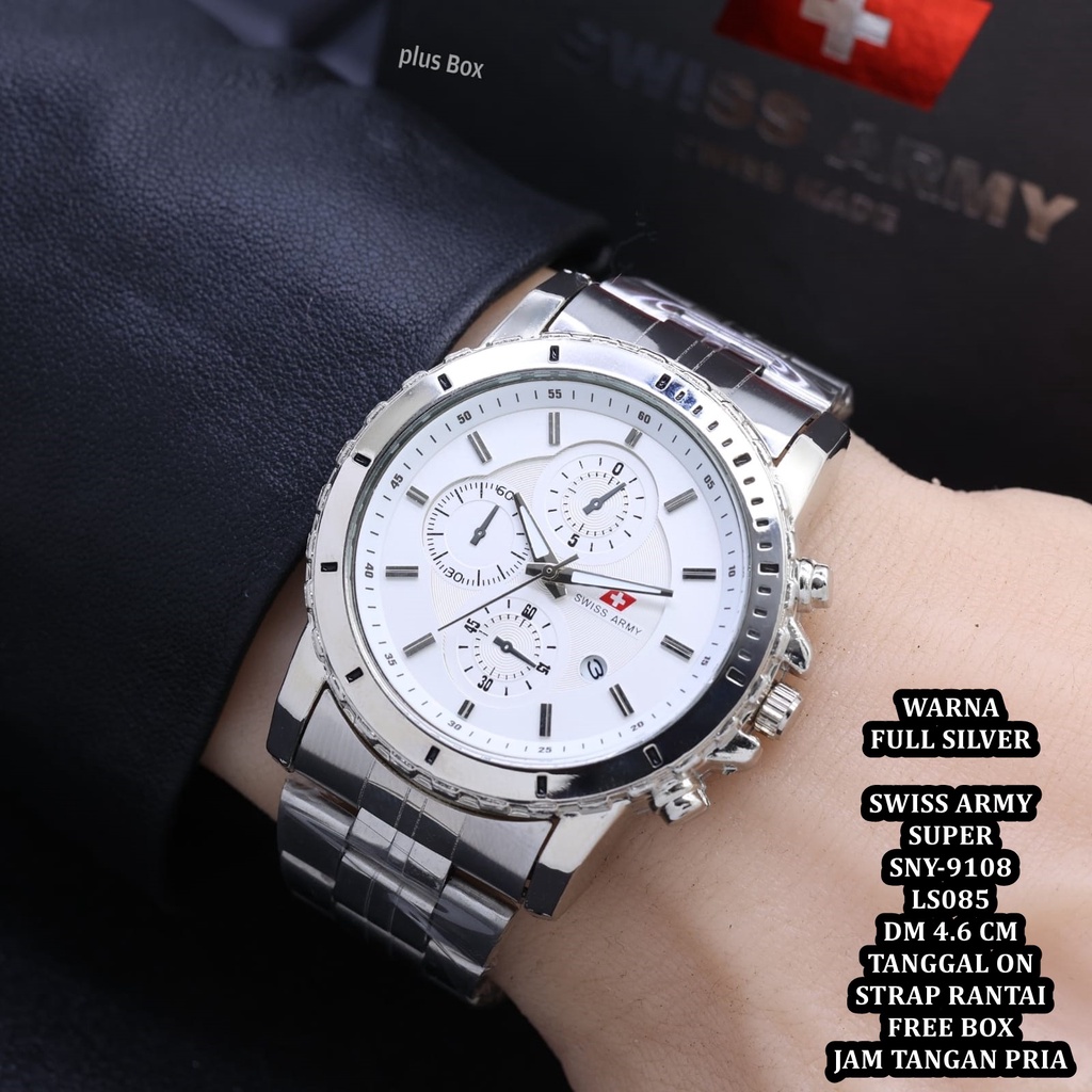 PROMO BEST SELLER BISA COD JAM TANGAN PRIA SWISS ARMY SUPER SNY-9108  jam tangan fashion jam tangan 