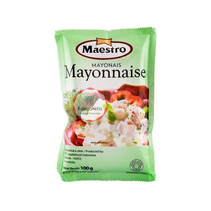 

Maestro Mayonnaise Sachet 100 gr - FasyAnita Mart Denpasar