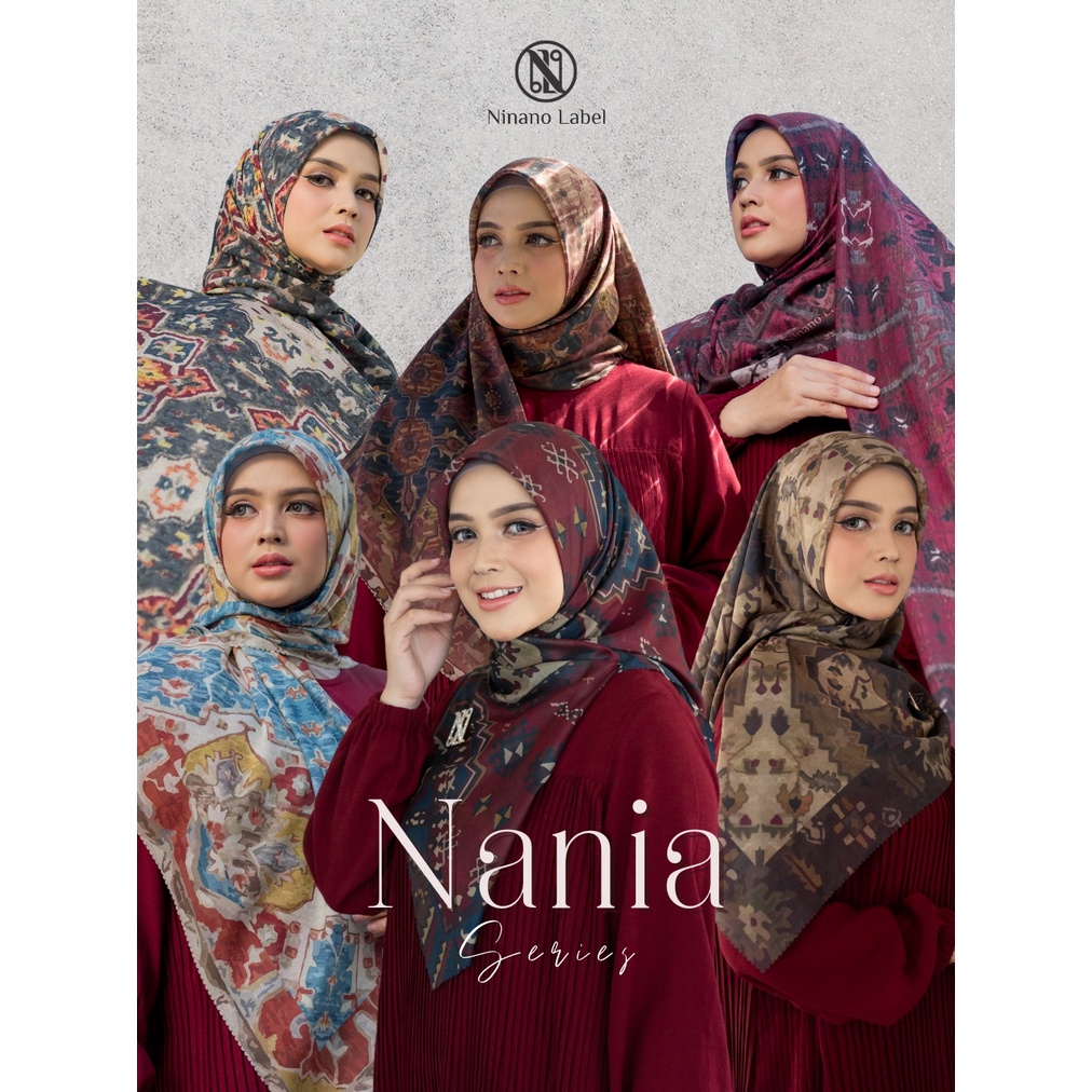 Hijab Nania Walnut by Ninano Label