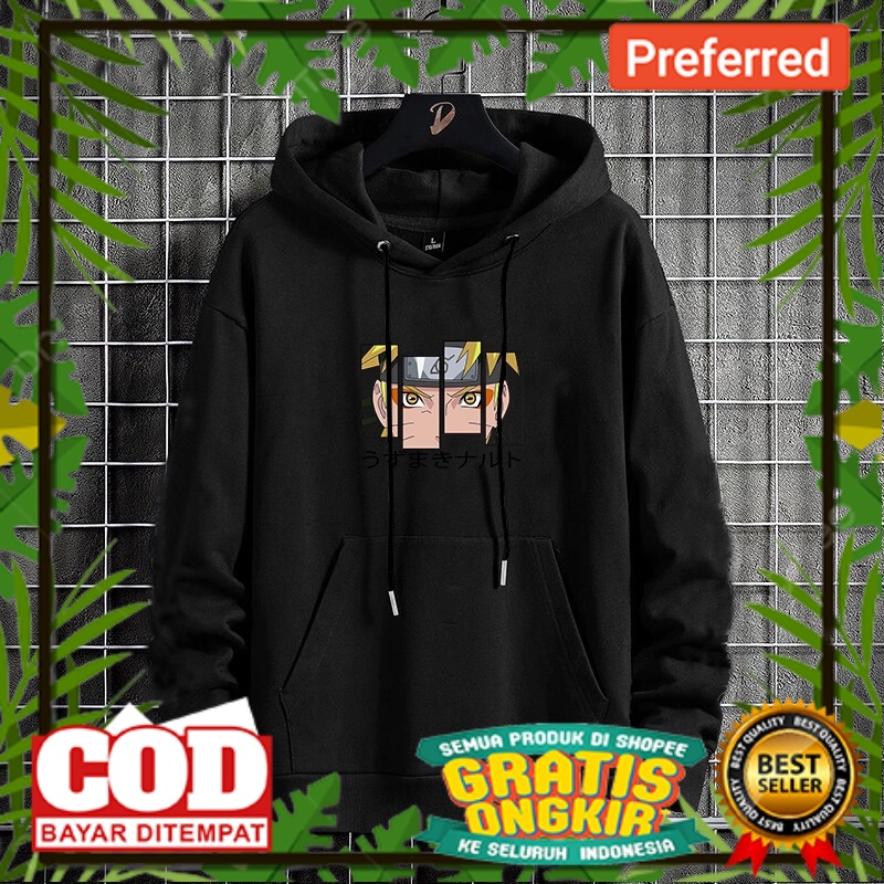 WARNA WARNI TRENDY MOTIF SPORTY /Hoodie Pria Naruto Uzumaki Hoodie Pria L-XXL