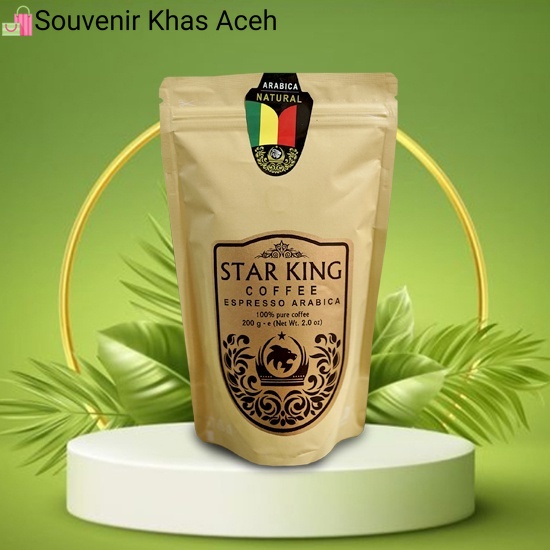 

Star King Coffee Arabica Natural Kopi Aceh 200gr