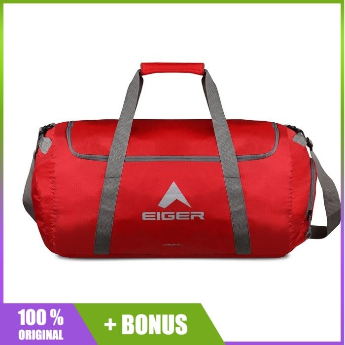 Eiger Concisor Folded Duffle Bag 60L - Red