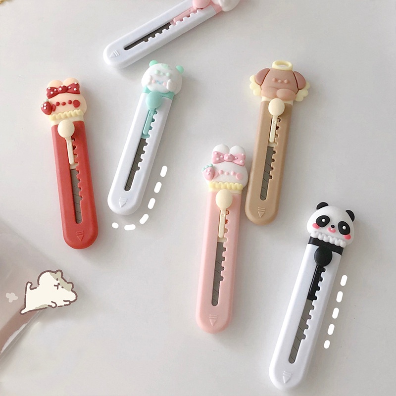 

CUTTER MINI UNIK MODEL ANIMAL / CUTTER LUCU MOTIF ANIMAL / PISAU CUTTER LUCU FS