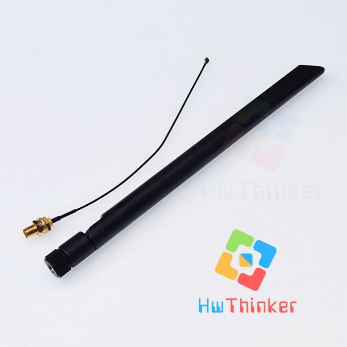 WIFI Antenna Antena 5Dbi for Xbee ESP32 ESP8266 NRF24L01 ESP32-CAM - Antenna+Pigtail 3S