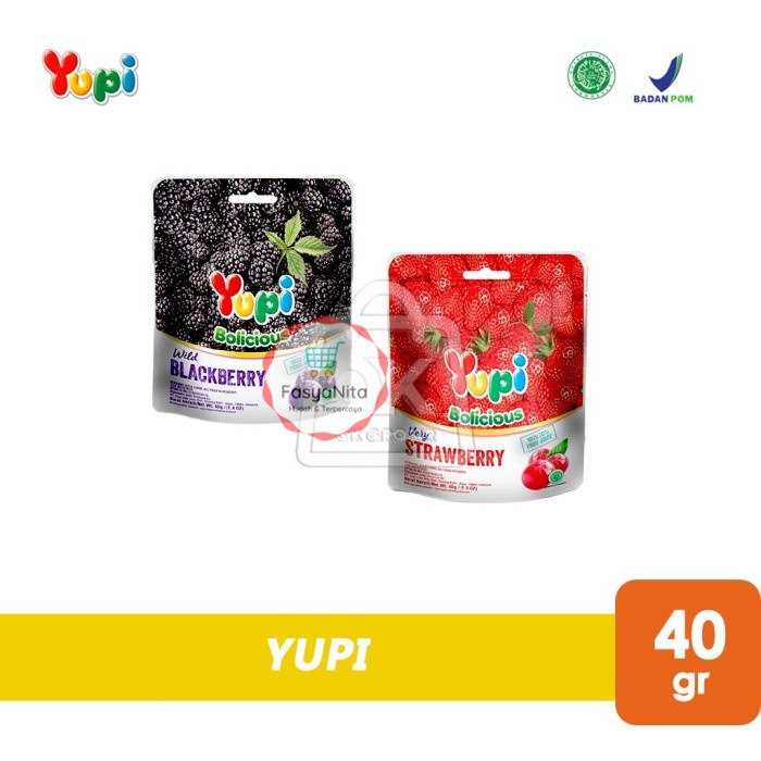 

Yupi Bolicious Permen Jelly Rasa Buah (Pouch 40 gr) - Lychee - FasyAnita Mart Denpasar