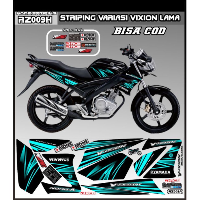 cod / striping variasi vixion old / decal vixion lama