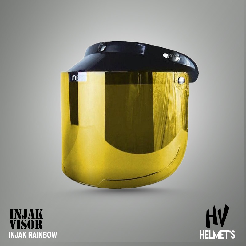 Visor helm kaca helm flat visor Bogo retro injak