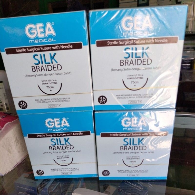 Catgut Silk 2/0 3/0 Gea(Ecer)