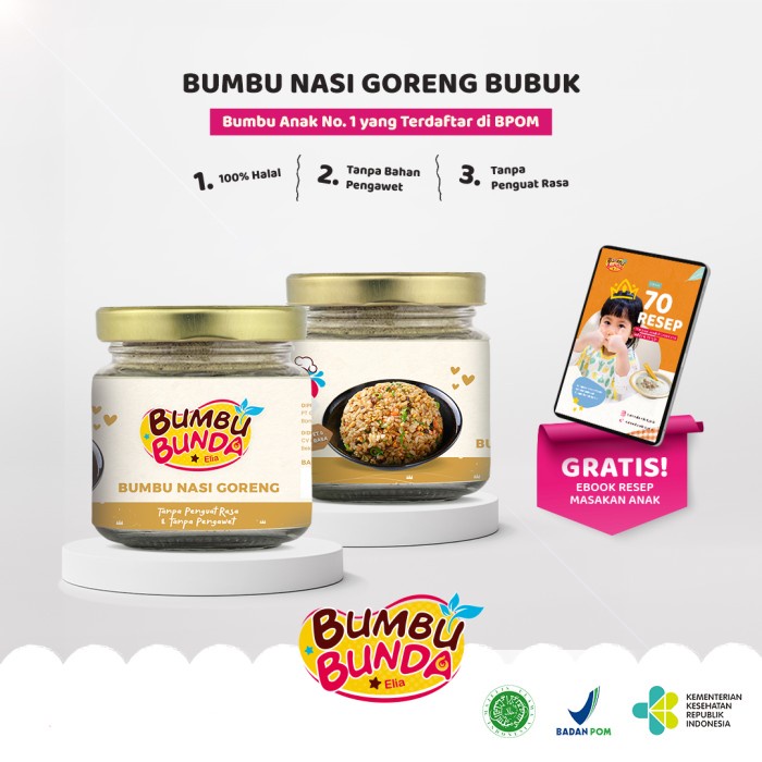 

Promo Moerah Bumbu Bunda Elia Bumbu Nasi Goreng Non MSG Non Pengawet