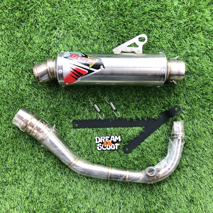 Mrynt Knalpot Best3 Long Vespa Matic Sprint Primavera