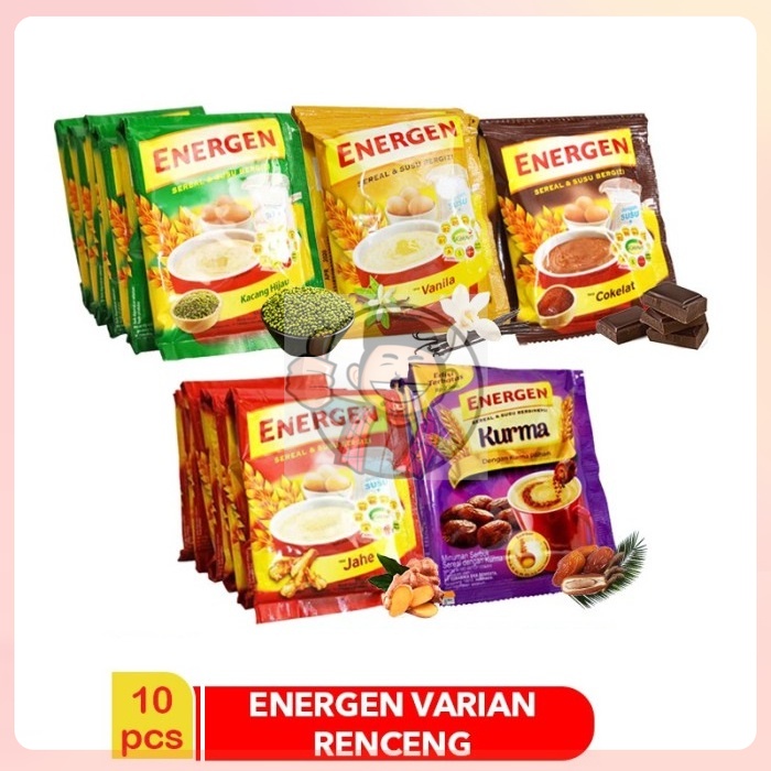 

{1 renceng isi 10} - ENERGEN Minuman Sereal Oat Susu All Varian rentengan