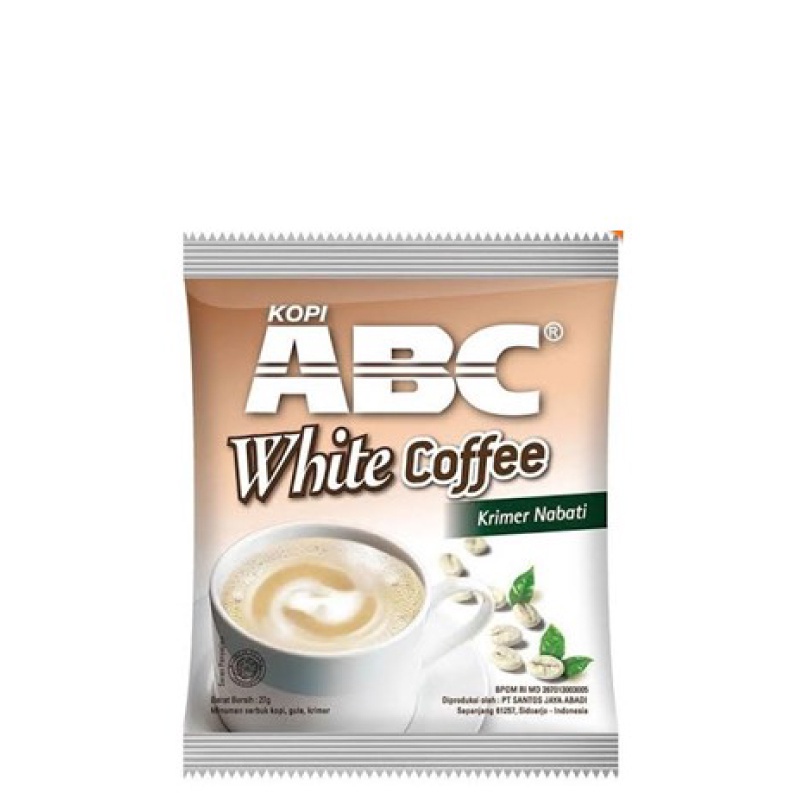 

ABC White Coffe Krimer Nabati 10 x 27 gr