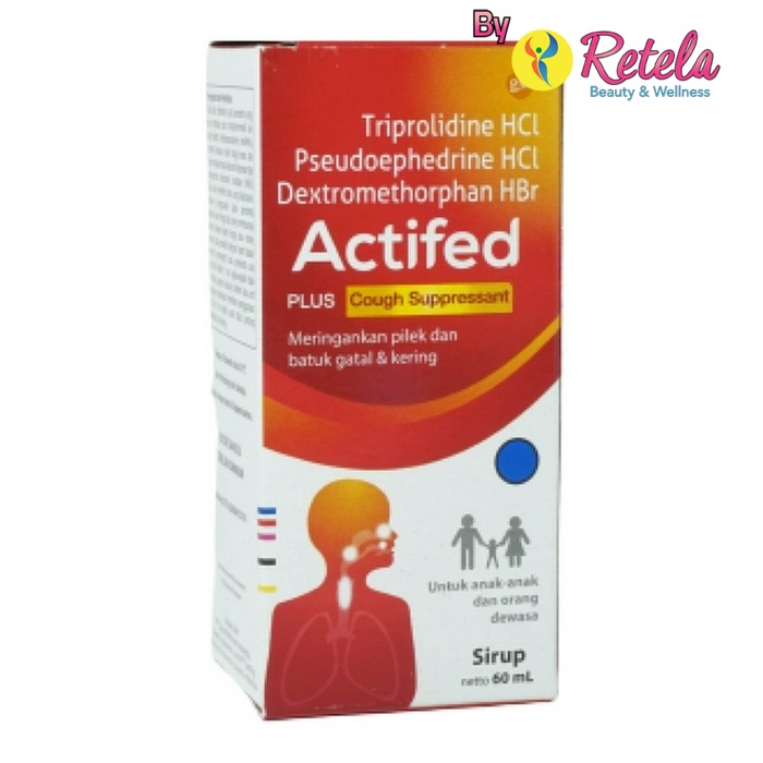 Actifed Dm Syrup 60Ml (Merah)