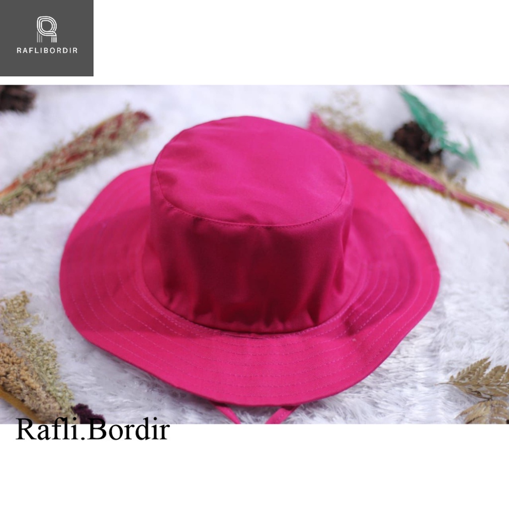 Topi Rimba Anak/ Topi Gunung gratis nama sendiri