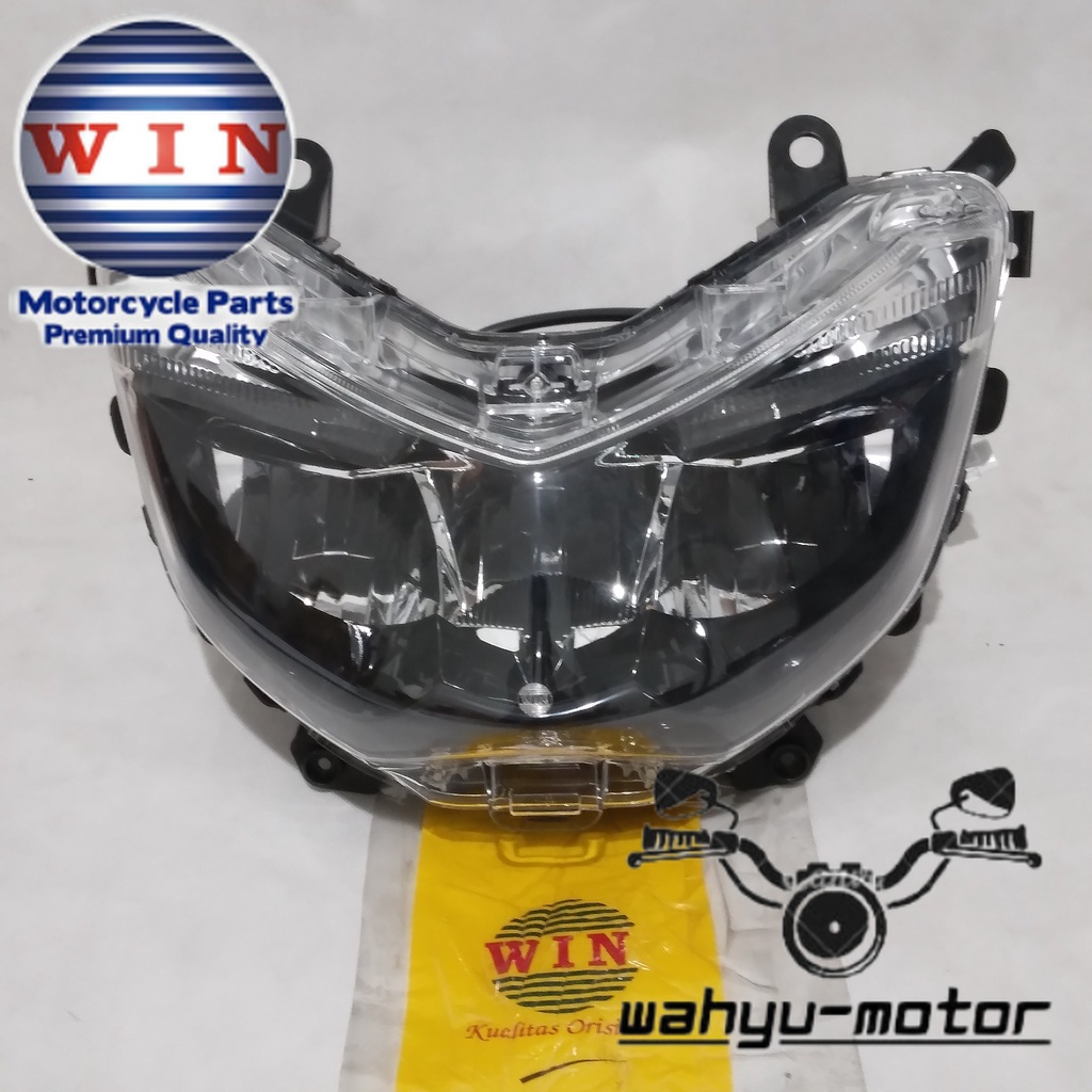 Wm - Lampu Depan NMAX 155 + LED 2015 2016 2017 WIN