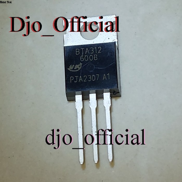BTA312 600B BTA 312 600 Triac 600V 12A Triacs To-220 BTA312-600B