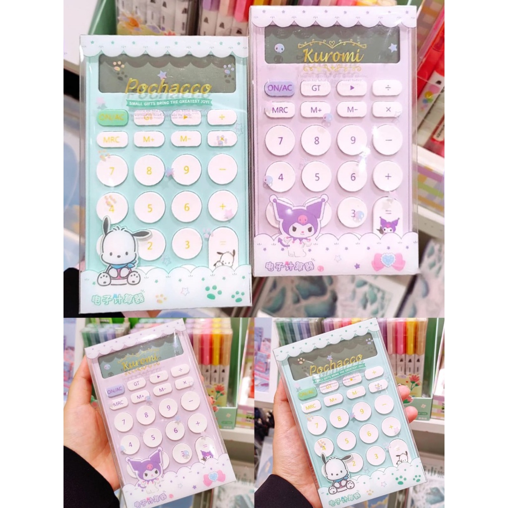 

Kalkulator Pochacco Kuromi Miniso 10 digit