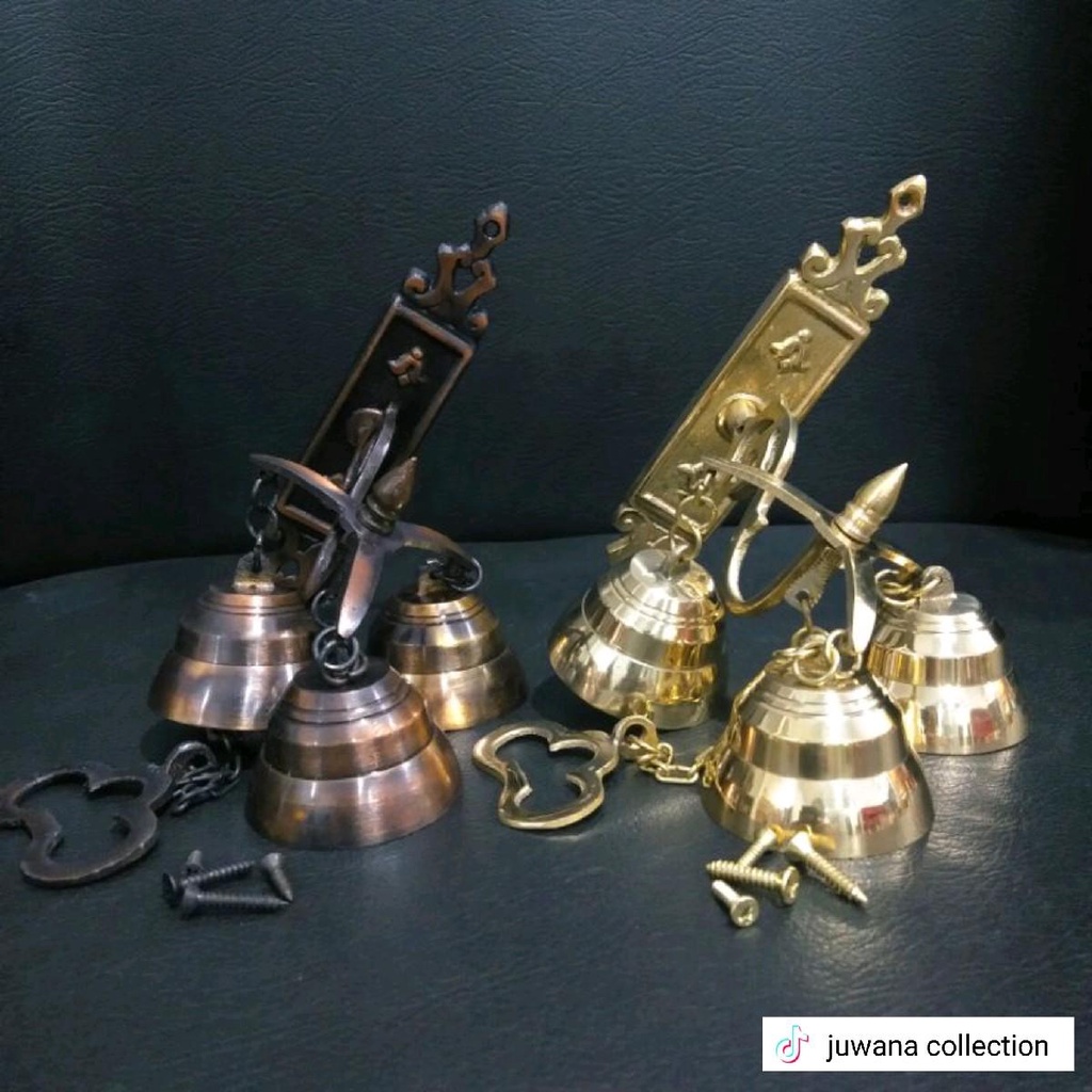 Bel pintu bel krompyong isi 3 lonceng