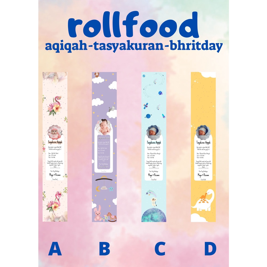 

ROLLFOOD AQIQAH-BENTO AQIQAH-ROLLFOOD NASIBENTO-ACARA AQIQAH