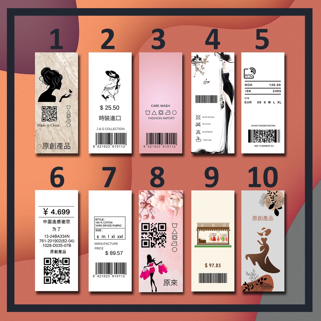 

HANG TAG BAJU BARCODE CLASS isi 60 pcs | Hangtag | Label Harga | Label baju | Tag Harga | Price Tag 5.0