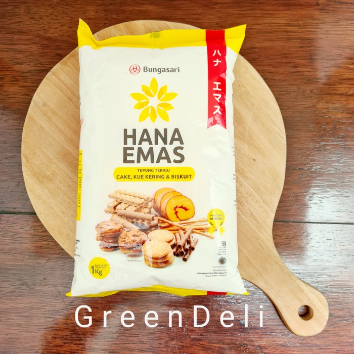 

Tepung Terigu Kue Biskuit Hana Mas 1 KG