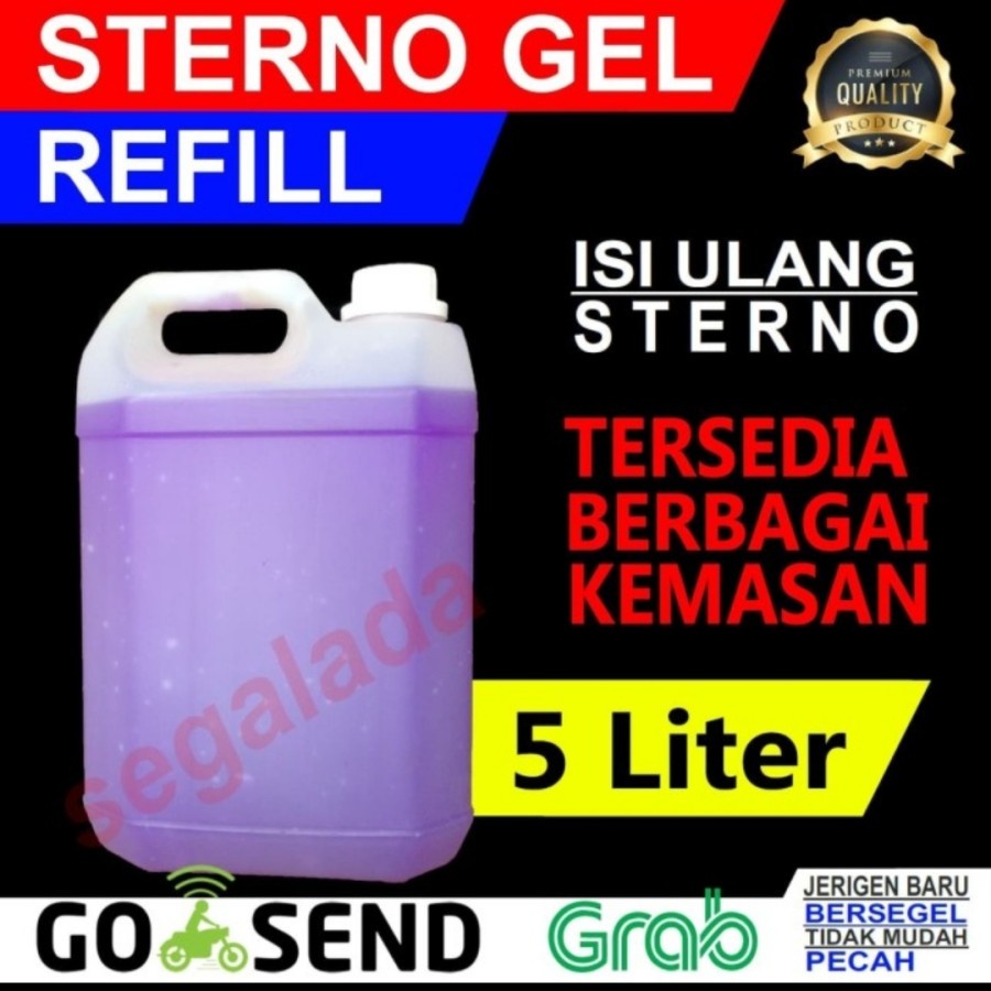 Refill Sterno Jelly Gel Isi Ulang Sterno Kompor Jerigen 5 Liter